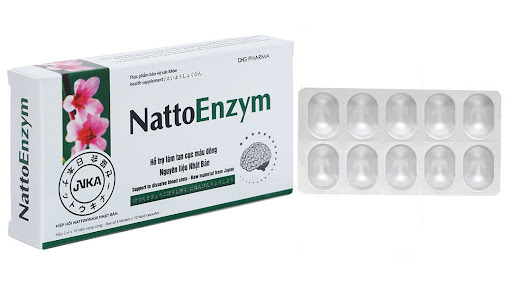 NattoEnzym hỗ trợ tan cục máu đông, ngừa đột quỵ hộp 30 viên -07/2023   nhathuocankhang.com