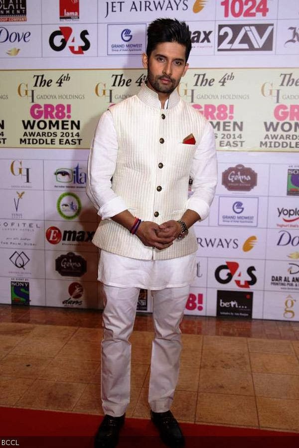 Ravi Dubey during the 4th Gadoya Holdings GR8! Women Awards 2014 held at The Sofitel Palms, Dubai.