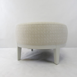 Hammer Custom Duralee Fabric Ottoman