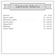 Khushi Sweets & Namkeen menu 1