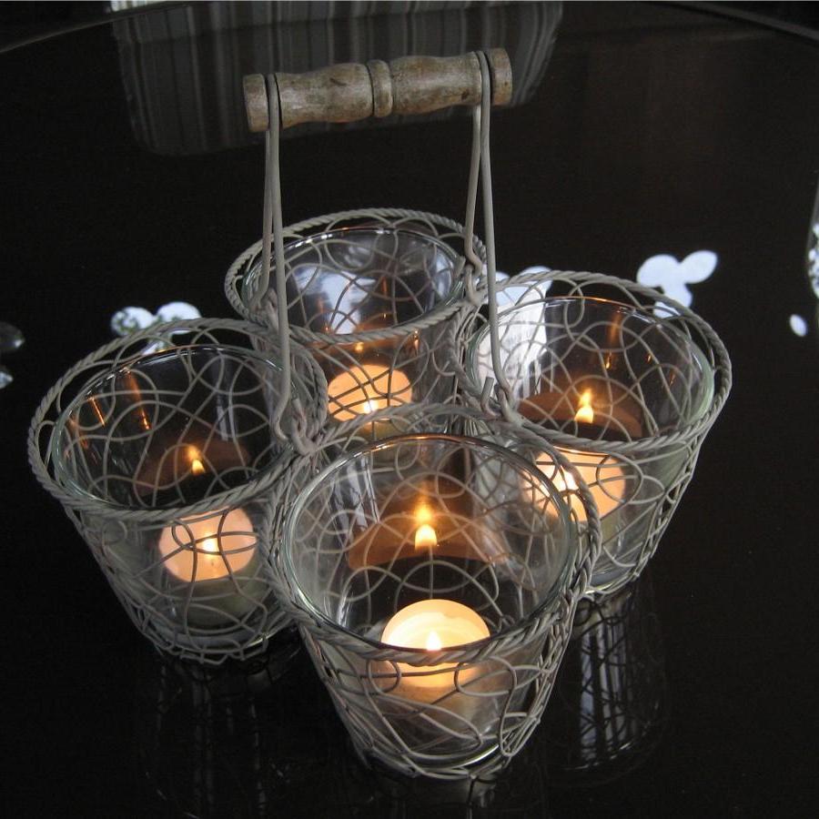 Four Candle Table Centre-Piece