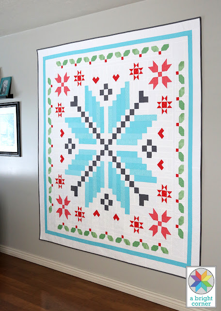 Winter Magic quilt pattern by Andy Knowlton of A Bright Corner