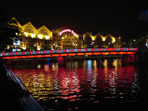 Clarke Quay at night