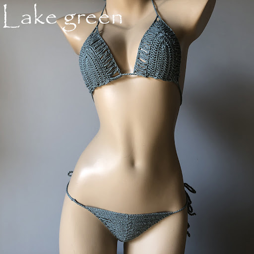 Title 9, Hand-woven hollow bikini womens swimsuit, offe...