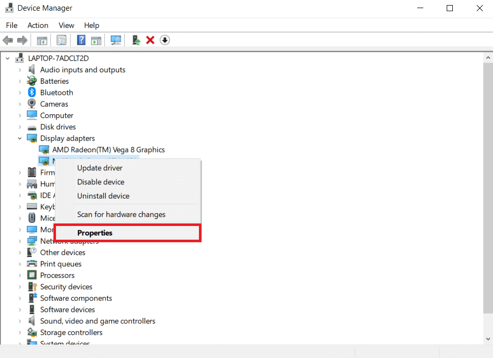 Haga clic derecho en su dispositivo Wi-Fi.  Haga clic en Propiedades