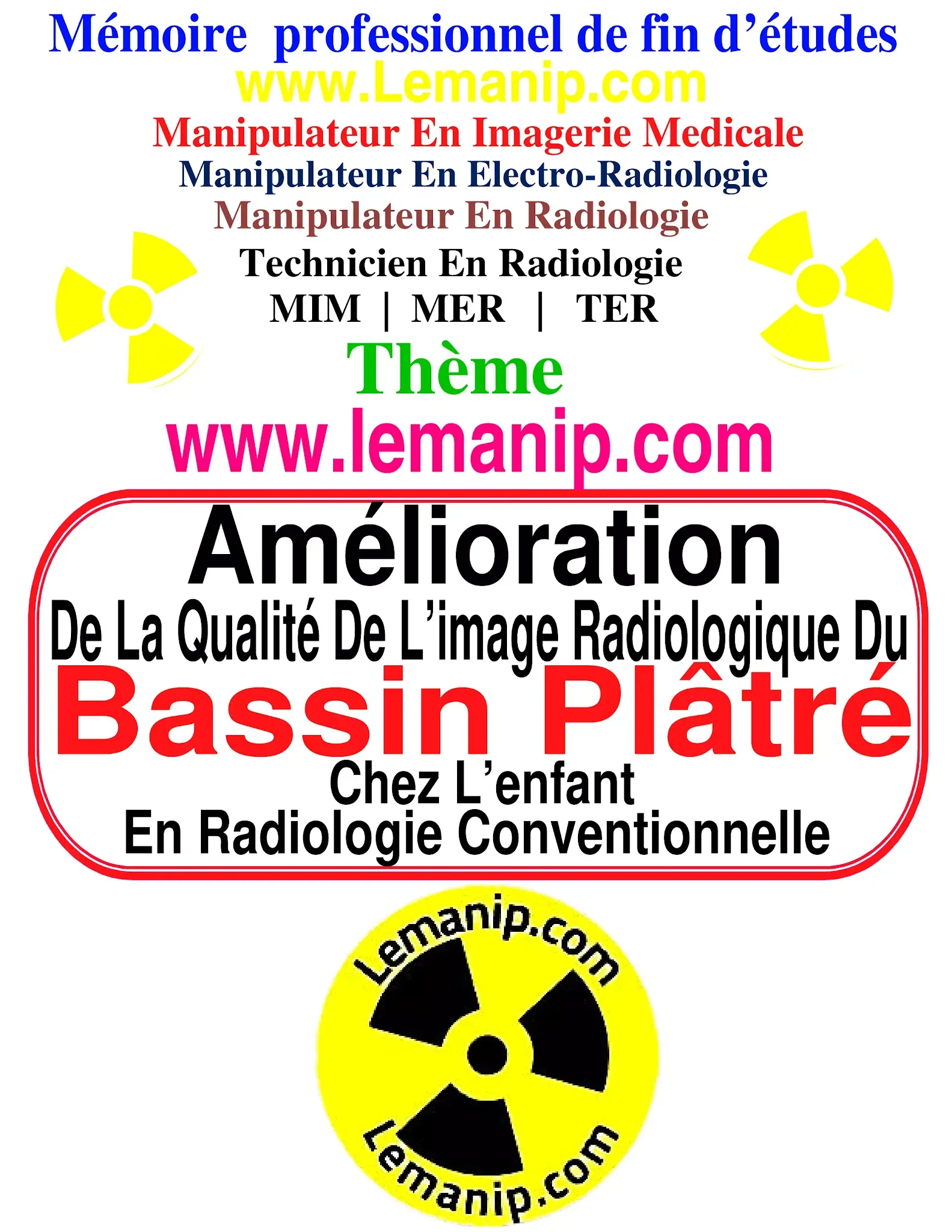 Mémoire Manipulateur En Radiologie