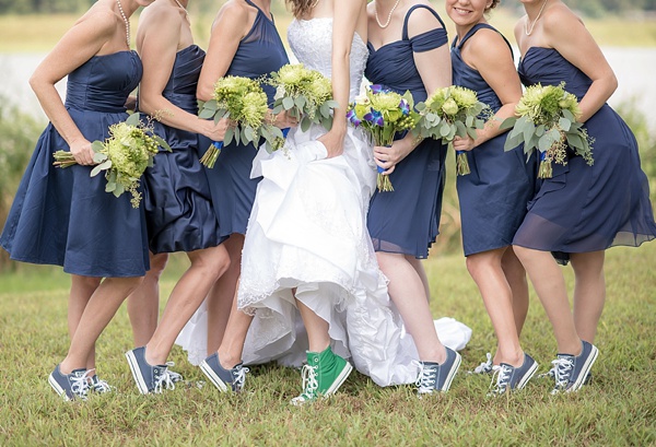 wedding dress with converse