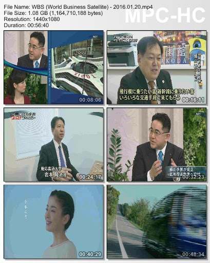 [TV-Variety] WBS (World Business Satellite) – 2016.01.20