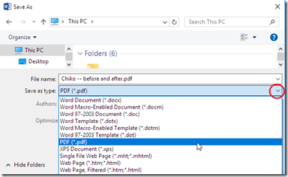 PDF 0 - Word file type
