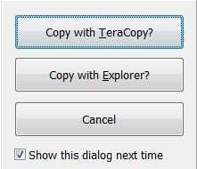 คัดลอกด้วย teracopy