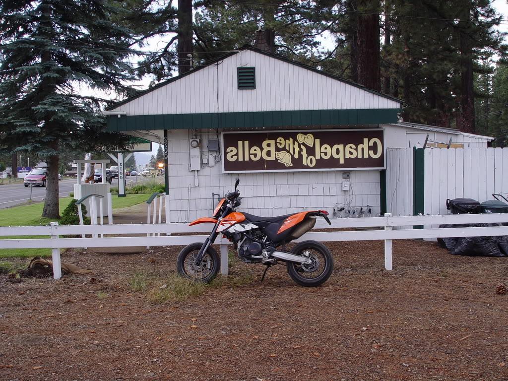 NEXT CHALLENGE: your bike and a wedding chapel! example