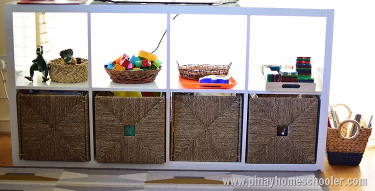 Montessori Shelves Organization for Small Spaces