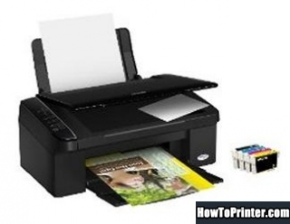 Reset Epson SX115 printer by Epson reset software