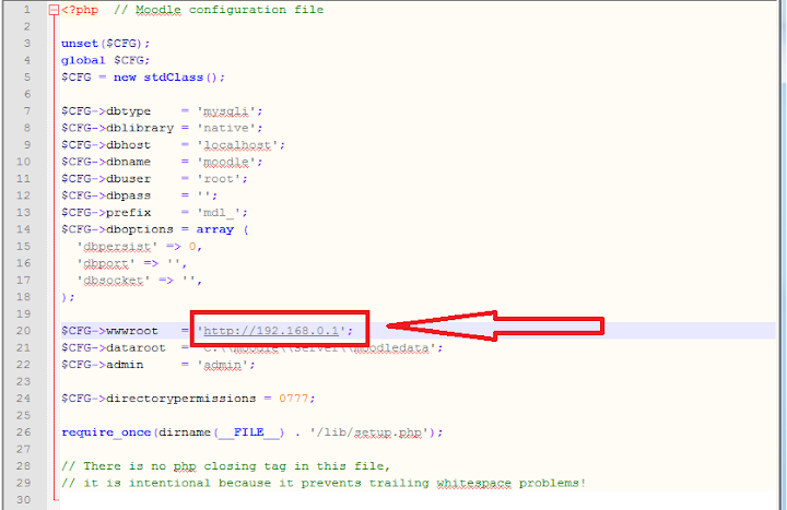 moodle lan