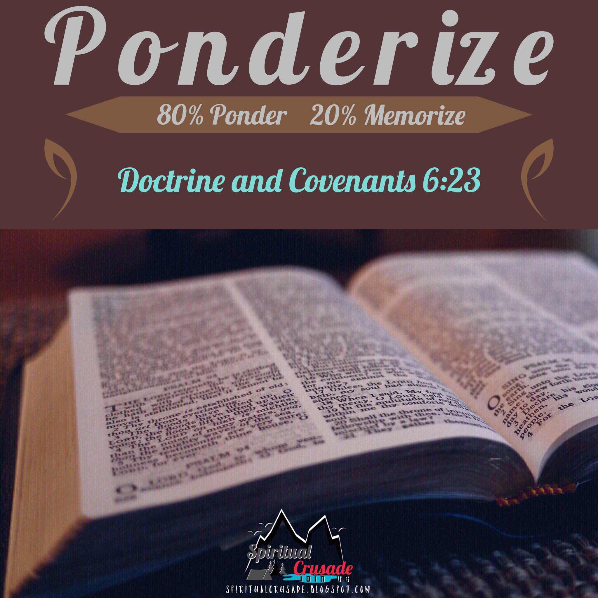 Doctrine and Covenants 6:23