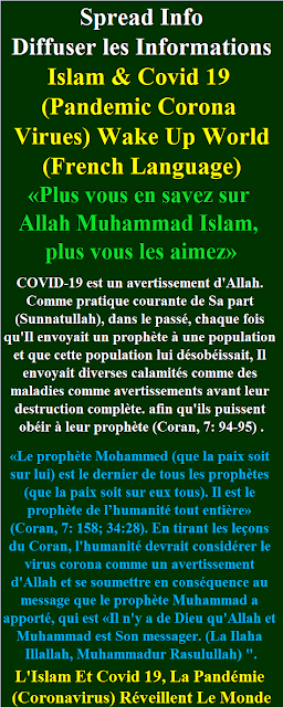 L'Islam Et Covid 19 French Language La Pandémie Coronavirus Réveillent Le Monde