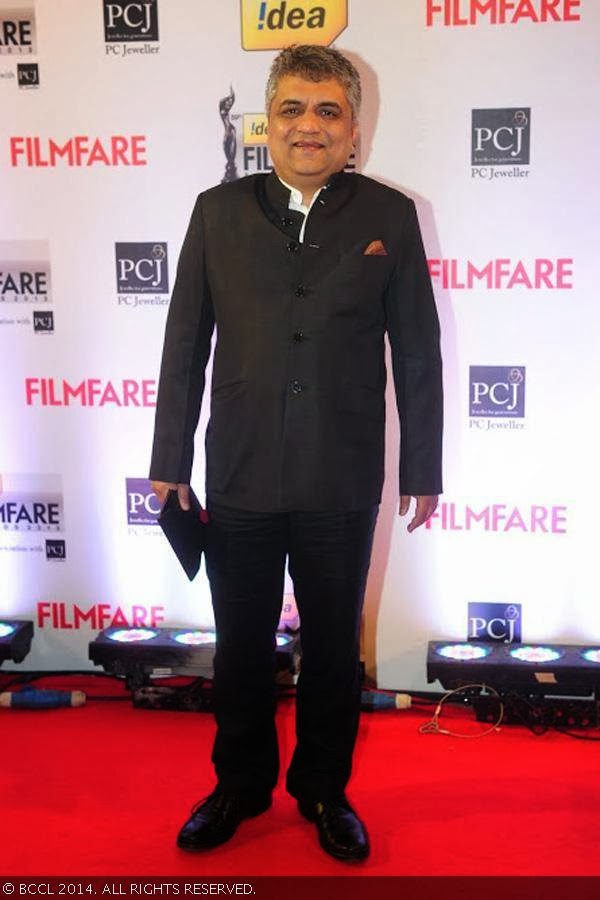 Lyricist Swanand Kirkire at the 59th Idea Filmfare Awards 2013, held at the Yash Raj Studios in Mumbai, on January 24, 2014.