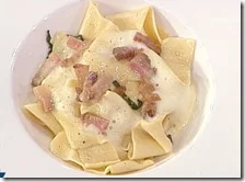 Tagliatella di seppia alla carbonara