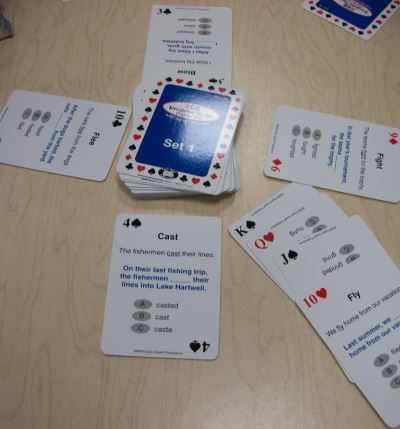 208 Irregular Verbs Playing Cards Kings in the Corner