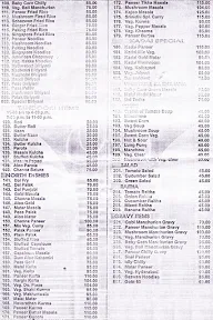 Srinidhi Sagar Deluxe menu 2