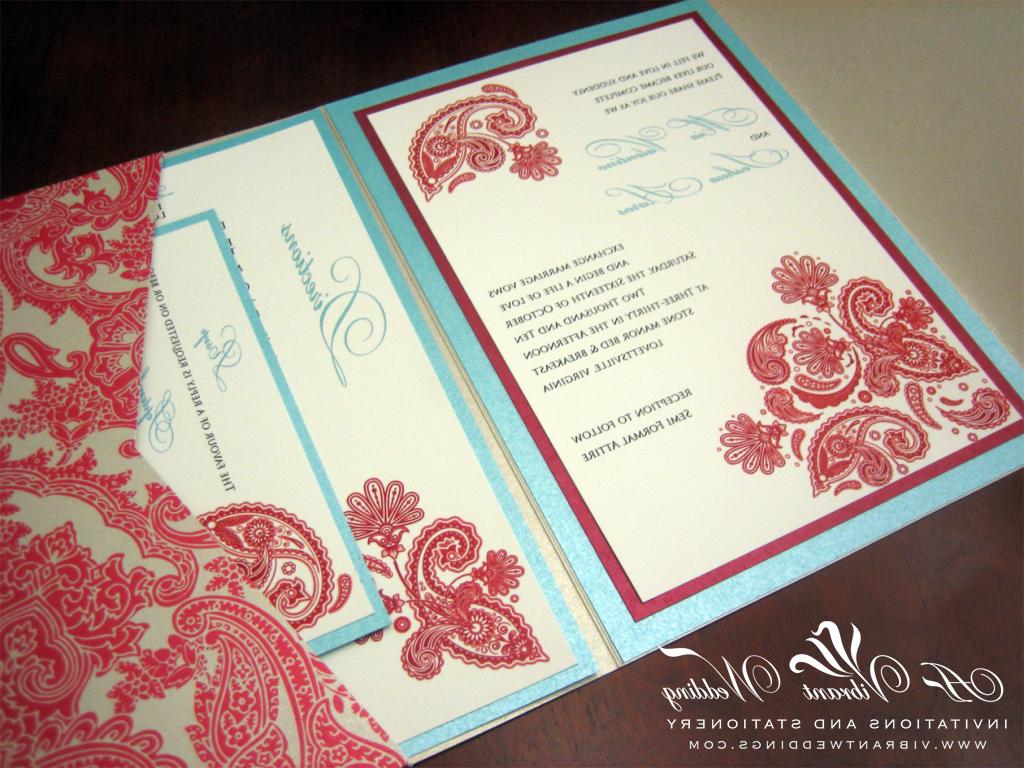 Red & Tiffany Blue Wedding