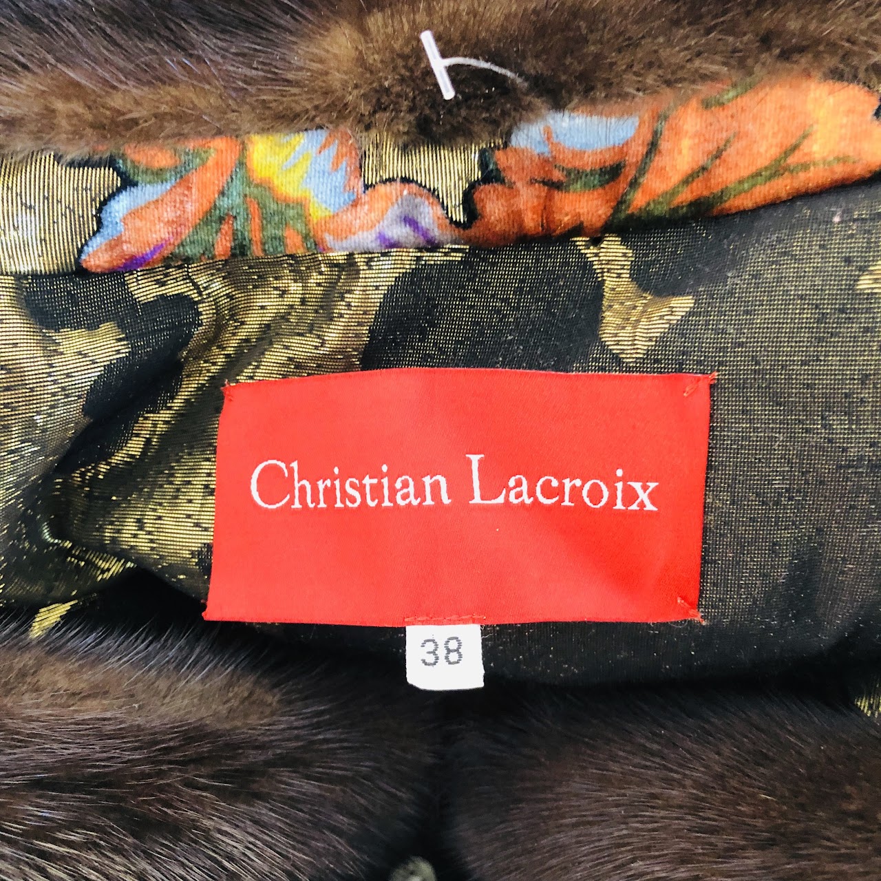 Christian Lacroix Mink Shrug