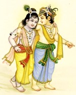 [Krishna and Balarama in Vrindavana]