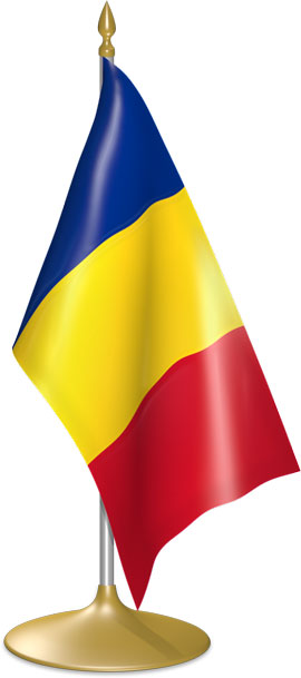 Romanian table flags - desk flags