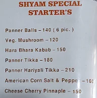 Shyam Multicuisine Restaurant And Catering menu 5