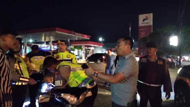 Polres sergai Laksanakan Razia Dan Patroli KRYD Malam Hari