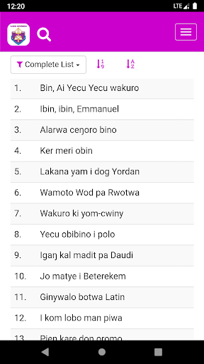 Luo Hymns for Church of Uganda