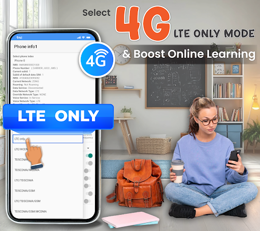 Screenshot 4G Only: Force 4G LTE Switcher