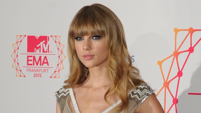 MTV EMA 2012, make up, beauty, star look, vip look,Taylor Swift