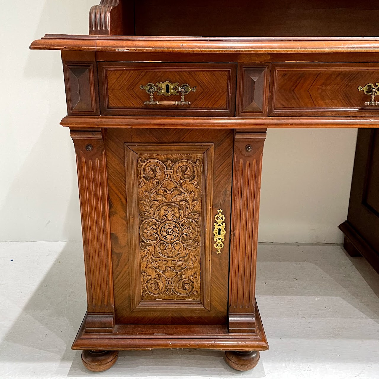 Eastlake Mahogany Desk