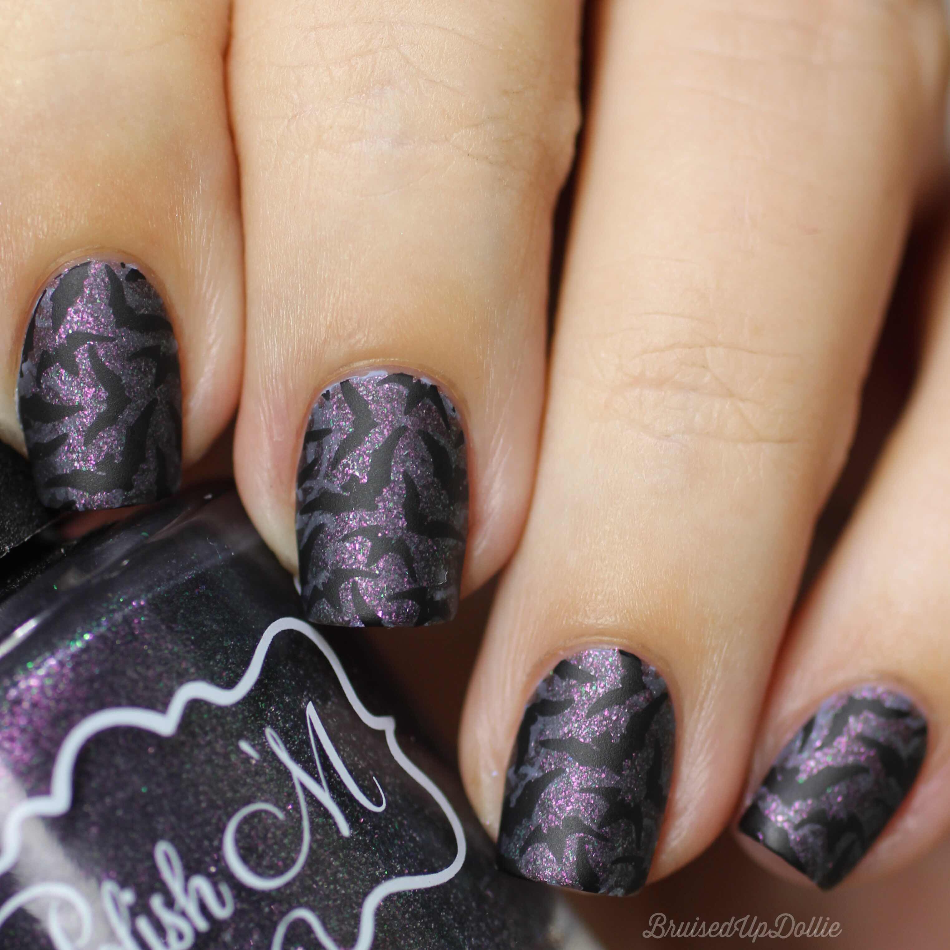 Matte About Halloween Week 2018 Day 2 Bruisedupdollie Nails