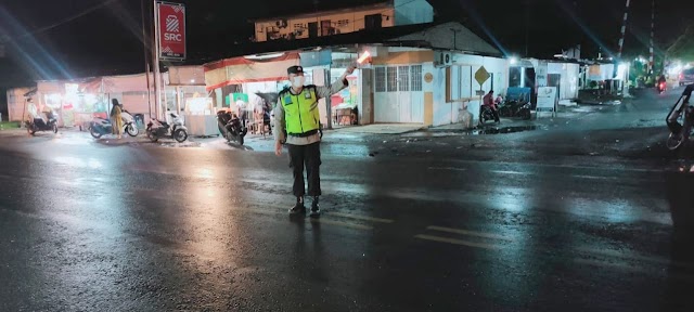 Kapolsek Padang Hilir : H+4 Perlintasan Jalan Sutoyo Aman dan Lancar