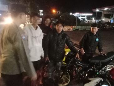 Polsek Cihaurbeuti Polres Ciamis Patroli Biru Antisipasi Gangguan Kamtinmas di Masyarakat