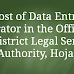 Post of Data Entry Operator in the Office of the District Legal Services Authority, Hojai