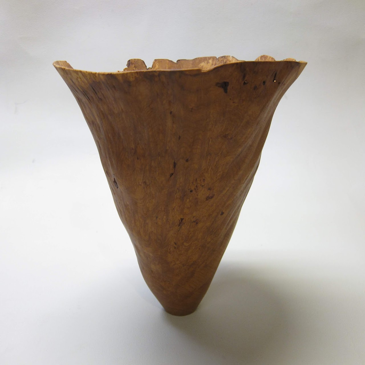 Anthony Bryant Signed Burr Oak Vessel Tall