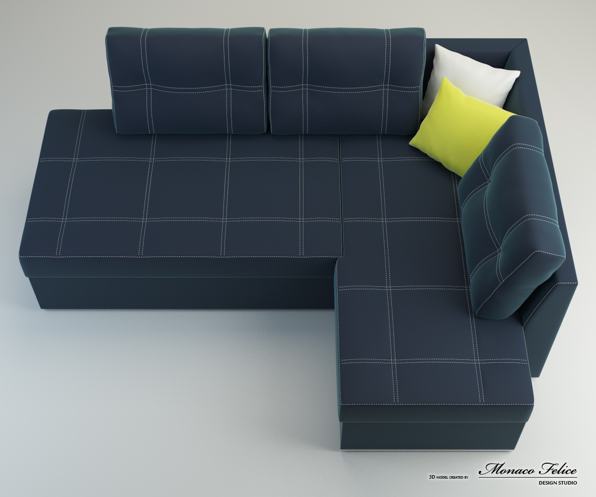 Product Visualization. 3D modeling of furniture.