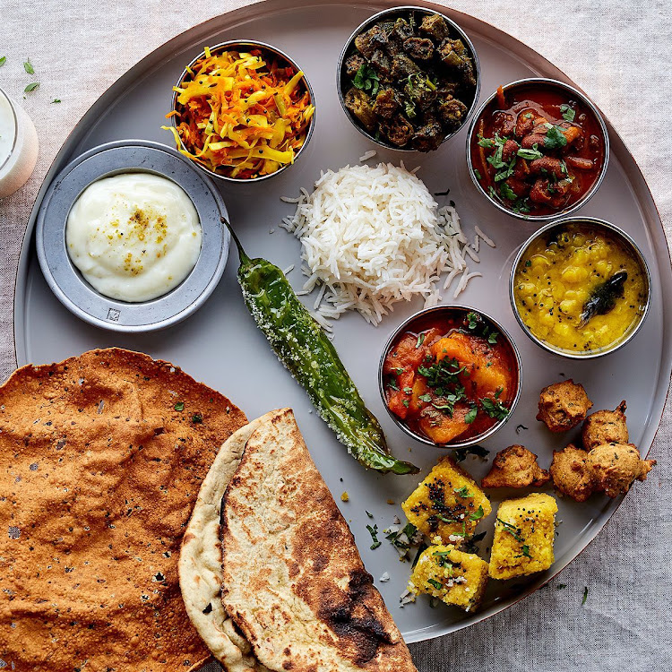 Famous Thali of Rajasthan.