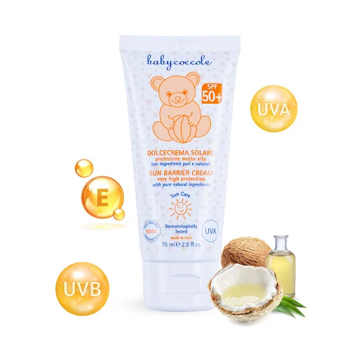 Kem chống nắng SPF50+ Babycoccole 0M+ 75ml