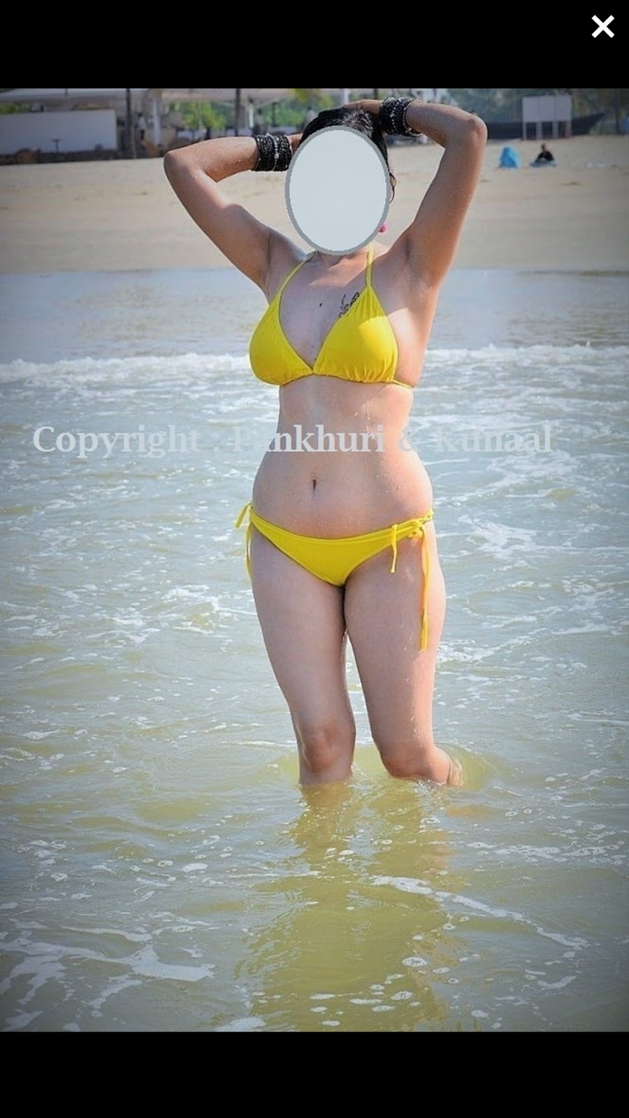 Pankhuri Bikini Enjoyment In Be