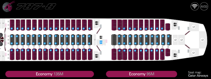 Seat Map Boeing 787 8 Dreamliner