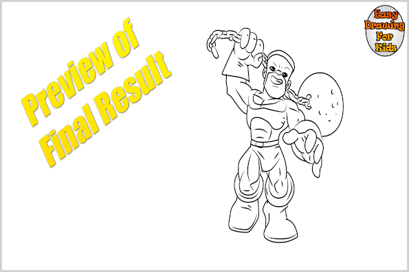 How to Draw Thunderball from The Super Hero Squad Show