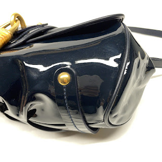 Salvatore Ferragamo Patent Leather Shoulder Bag