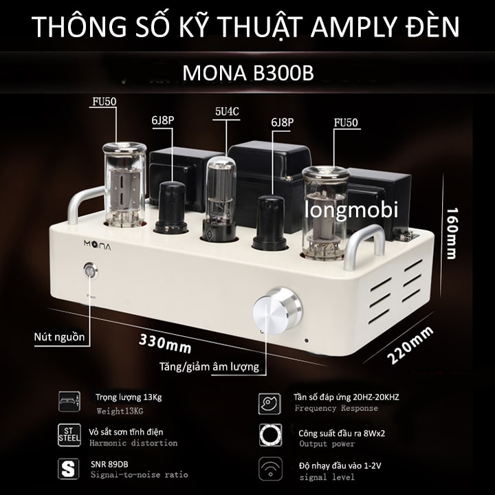 Amply den trung quoc mona b300b