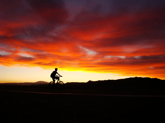 La bici en el desierto de Atacama