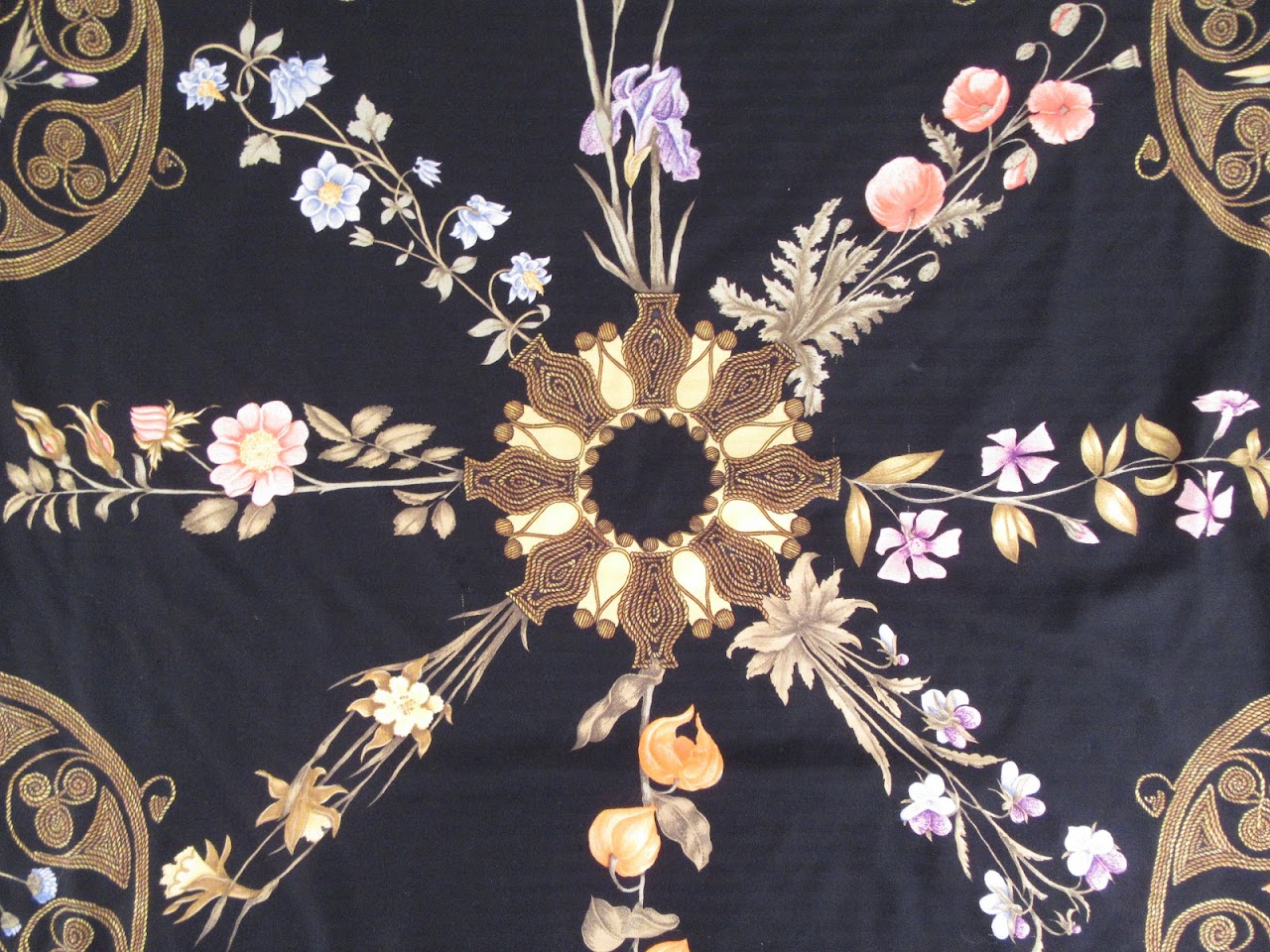 Hermes "Arabesques" Silk Twill Scarf