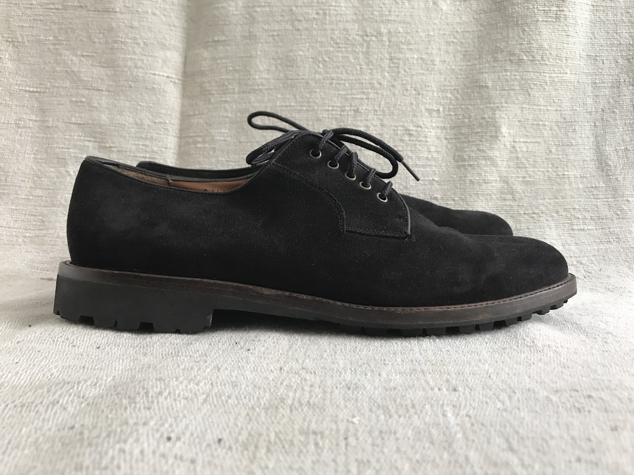 Salvatore Ferragamo Suede Lace Ups